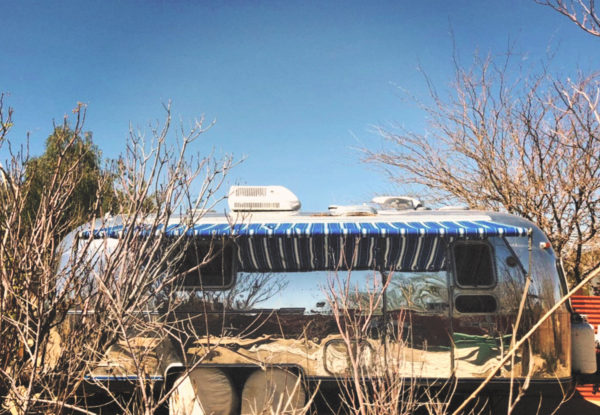 Airstream trailer exterior