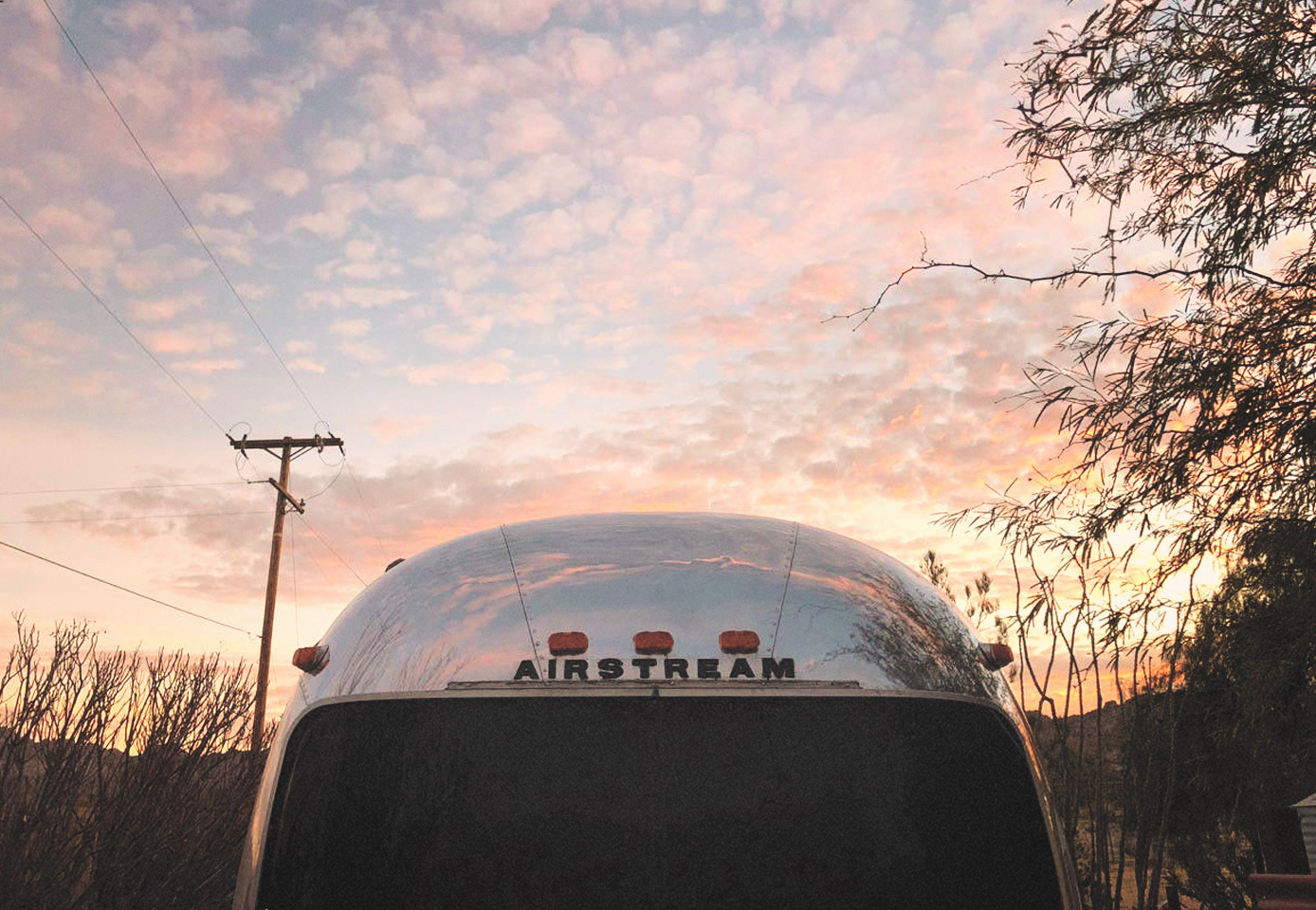 Airstream trailer exterior